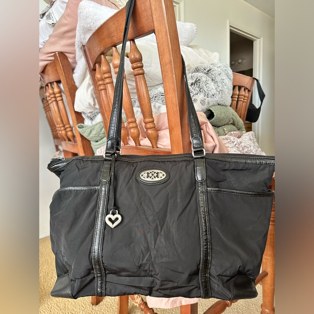 Brighton nylon zipped tote